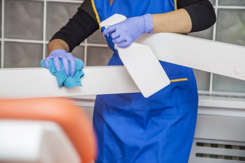 Low-carbon service van used for sustainable carpet cleaning routes